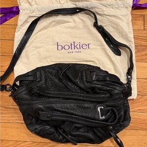 Botkier Textured Black Crossbody Bag